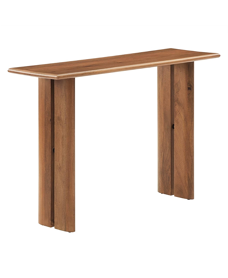 Modway Amistad Wood Console Table In Brown