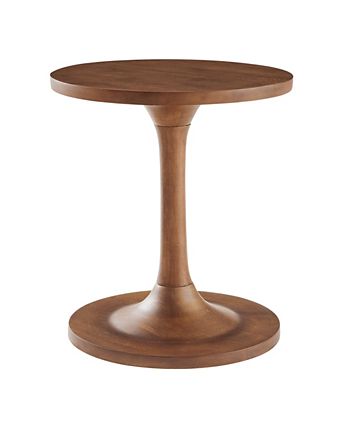 Lina Round Wood Side Table