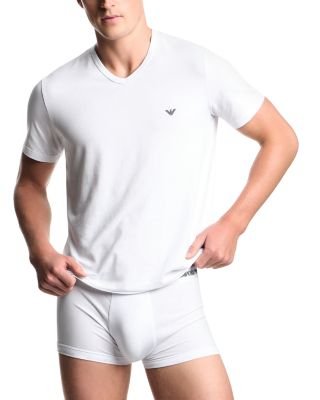 V-Neck Stretch Tees, 2-Pack