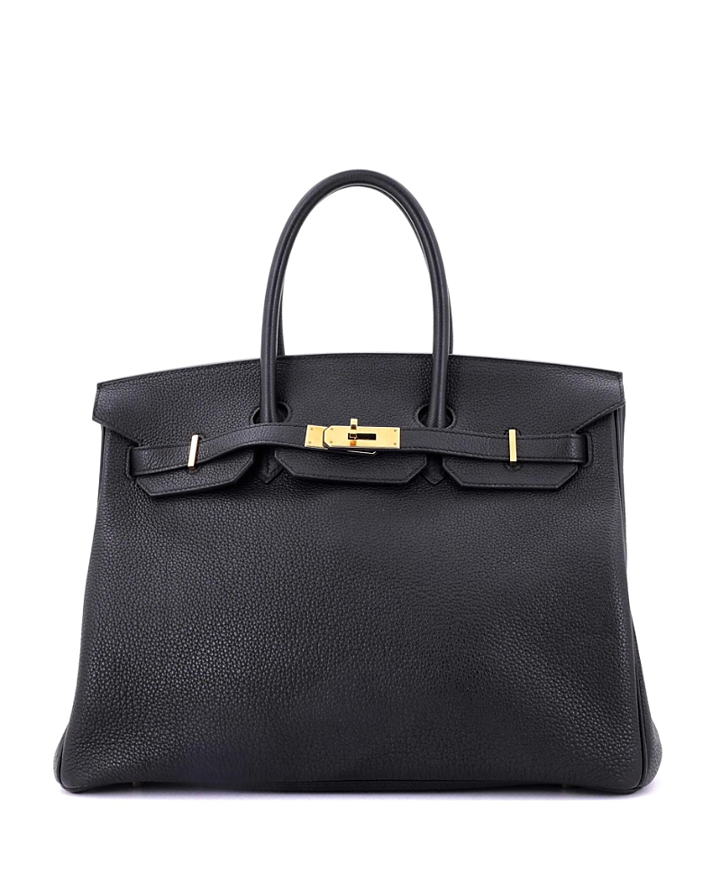 Pre-owned Pre-owned Hermes Hermes Birkin 35 Handbag Black Togo With Gold Hardware