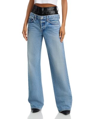 Elson High Rise Wide Leg Jeans in Detox/Outbreak
