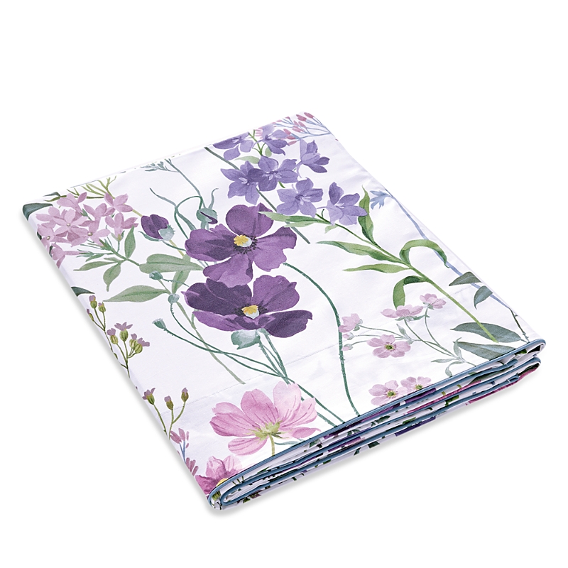 Anne De Solene Flat Sheet, King, Ephemere In Multi