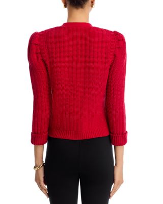 Delli 3/4 Sleeve Crop Cardigan