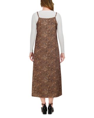 A Line Satin Slip Dress