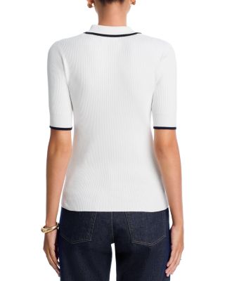 Elbow Sleeve Polo Top - Exclusive