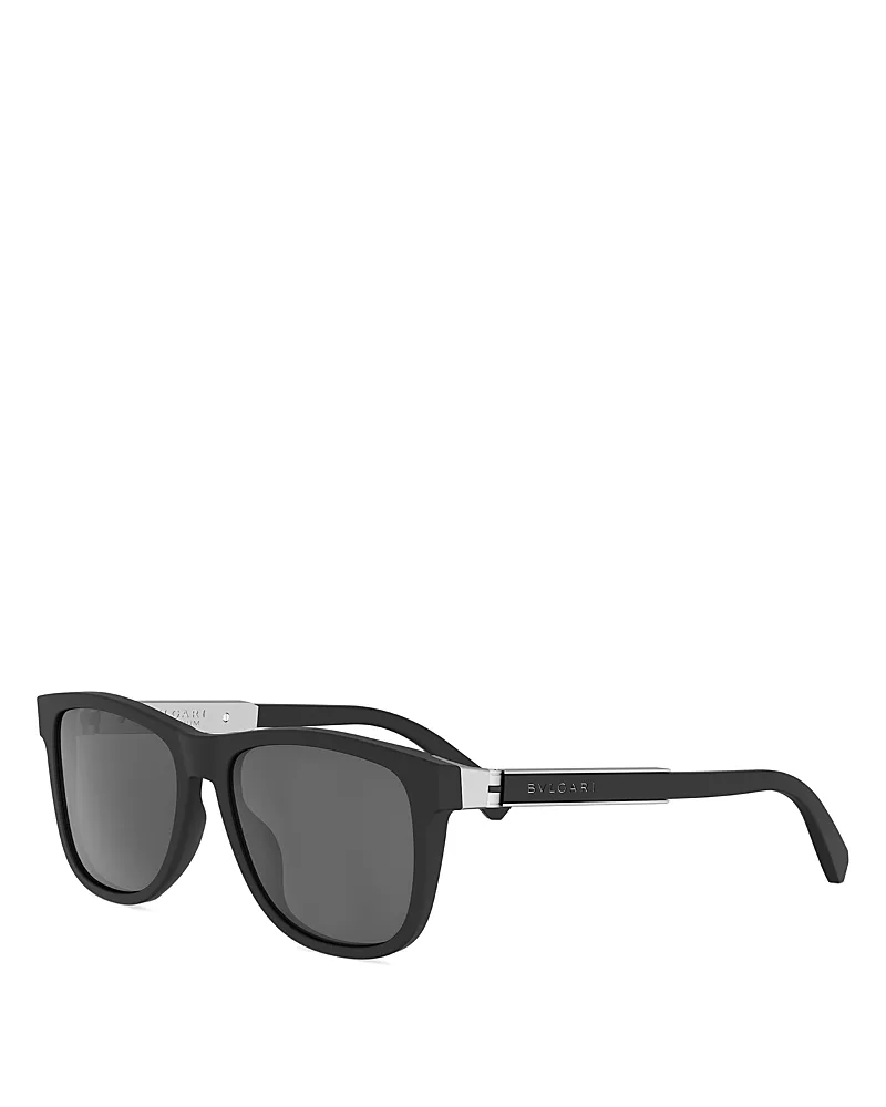 Bvlgari Aluminium Square Sunglasses, 54mm