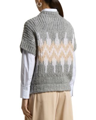 Short Sleeve Knitted Sweater