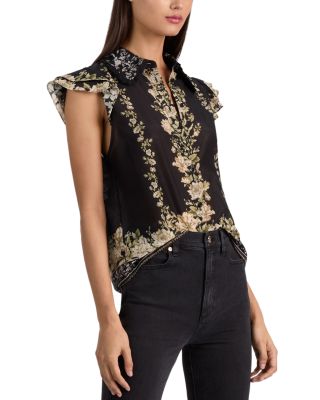 Martel Flutter Sleeve Top