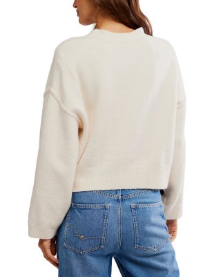 Cool of The Night V Neck Cardigan Sweater