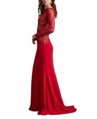 Sorrell Embroidered Crepe Gown