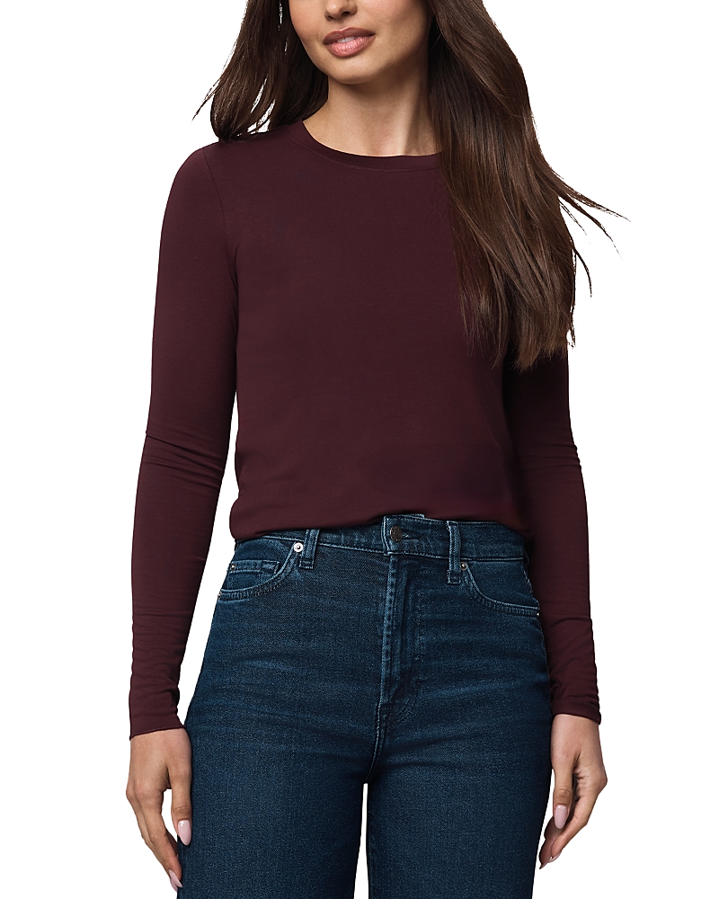 Splendid Long Sleeve Tee In Purple