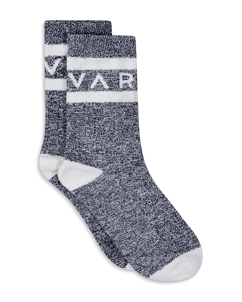 Varley Spencer Marled Crew Socks In Gray