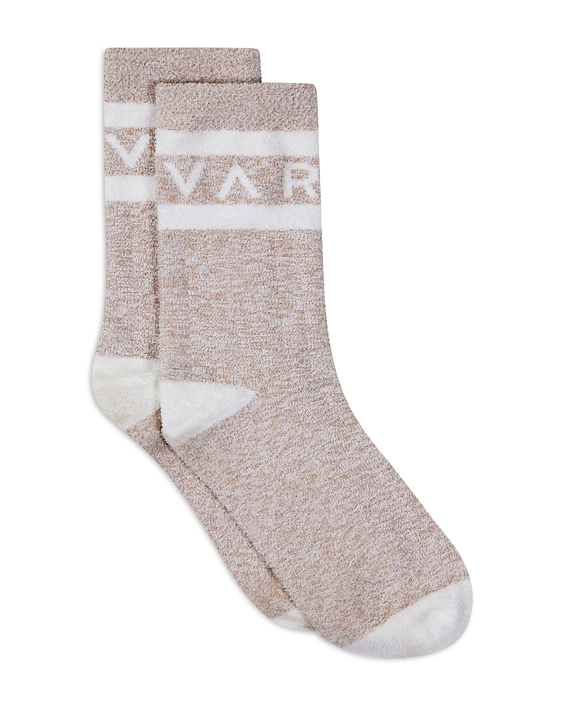 Varley Spencer Crew Socks In Neutral