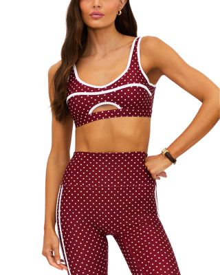 Moxie Dot Print Top  