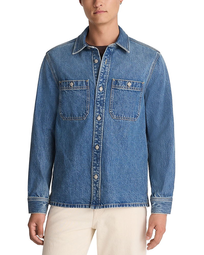 Madewell Denim Shacket In Salvatore Salvatore Wash In Blue