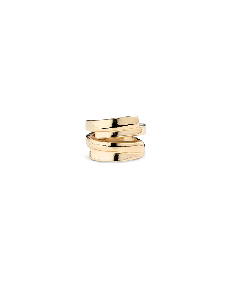 Unode50 18k Gold-plated Irregular Ring In Gold