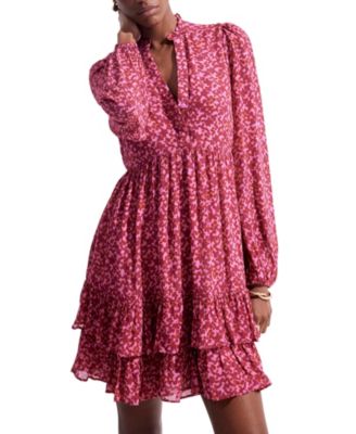 Women's Floral Print Mini Dress