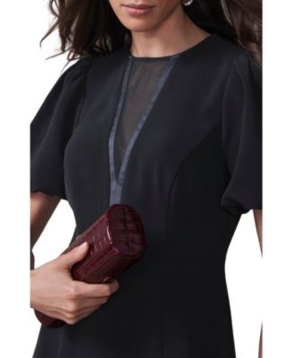 Women's Puff Sleeve Maxi Dress