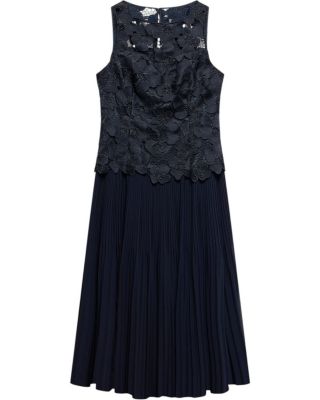 Women's Floral Applique Maxi Dress