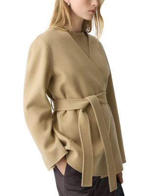 Wool & Cashmere Wrap Jacket 