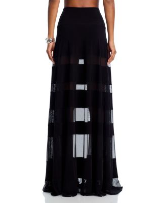 Spliced Maxi Skirt