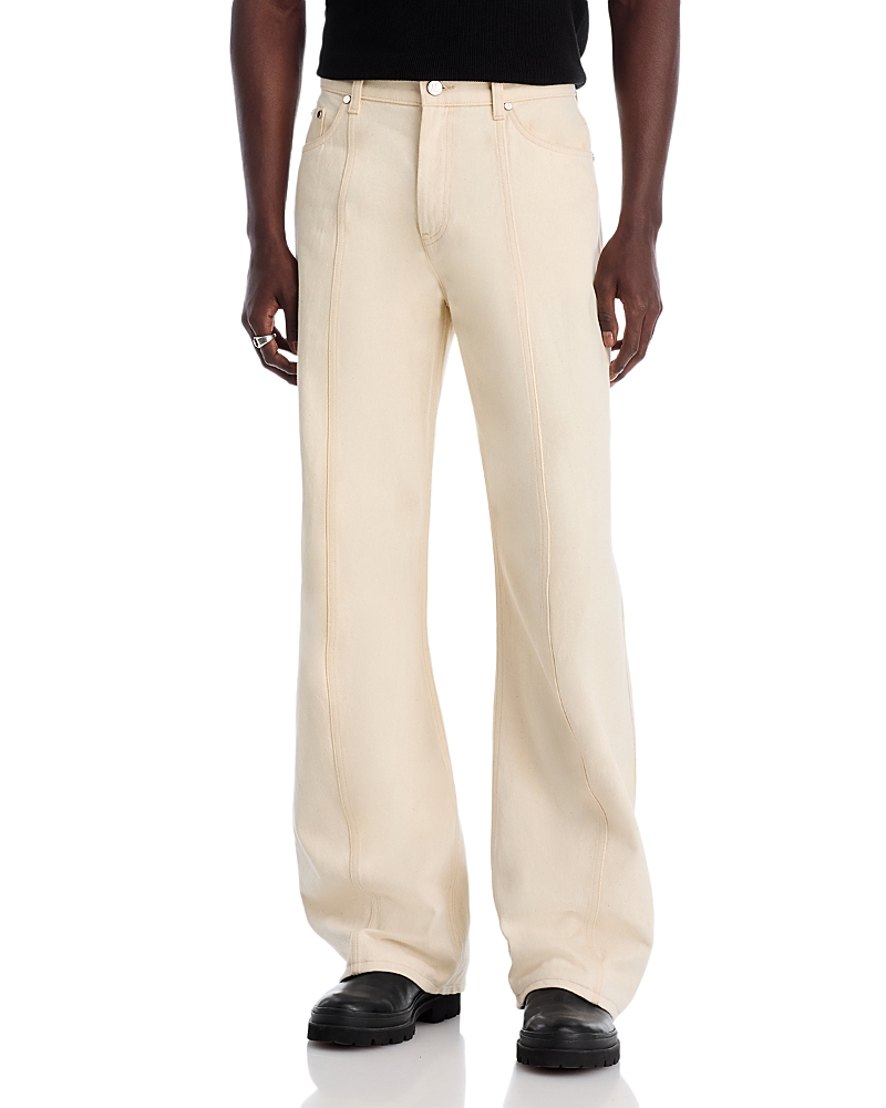 Helmut Lang Relaxed Fit Ski Jeans In Ecru In Neutral