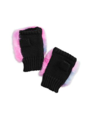 Girls' Fingerless Texting Mittens - Big Kid
