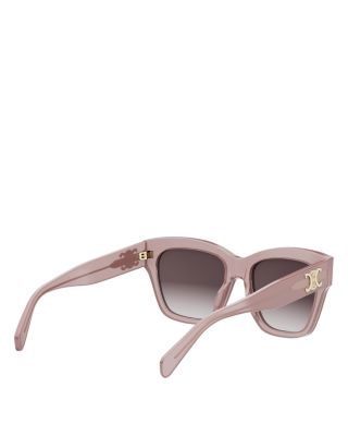 Triomphe Geometric Sunglasses, 55mm
