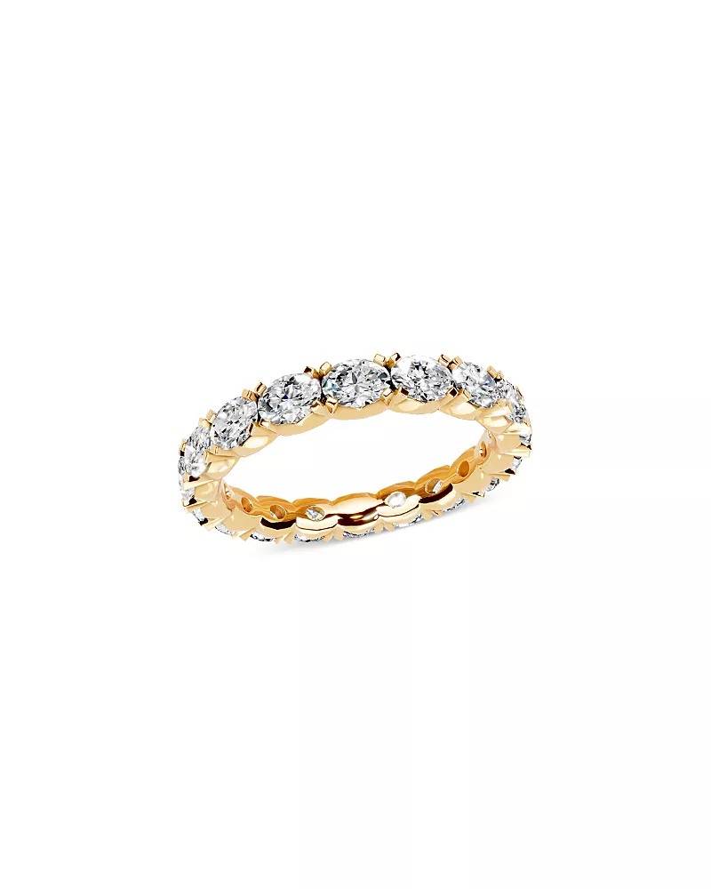 Bloomingdale's Fine Collection Diamond Oval Cut Eternity Band in 14K Yellow Gold, 2.0 ct. t. w.