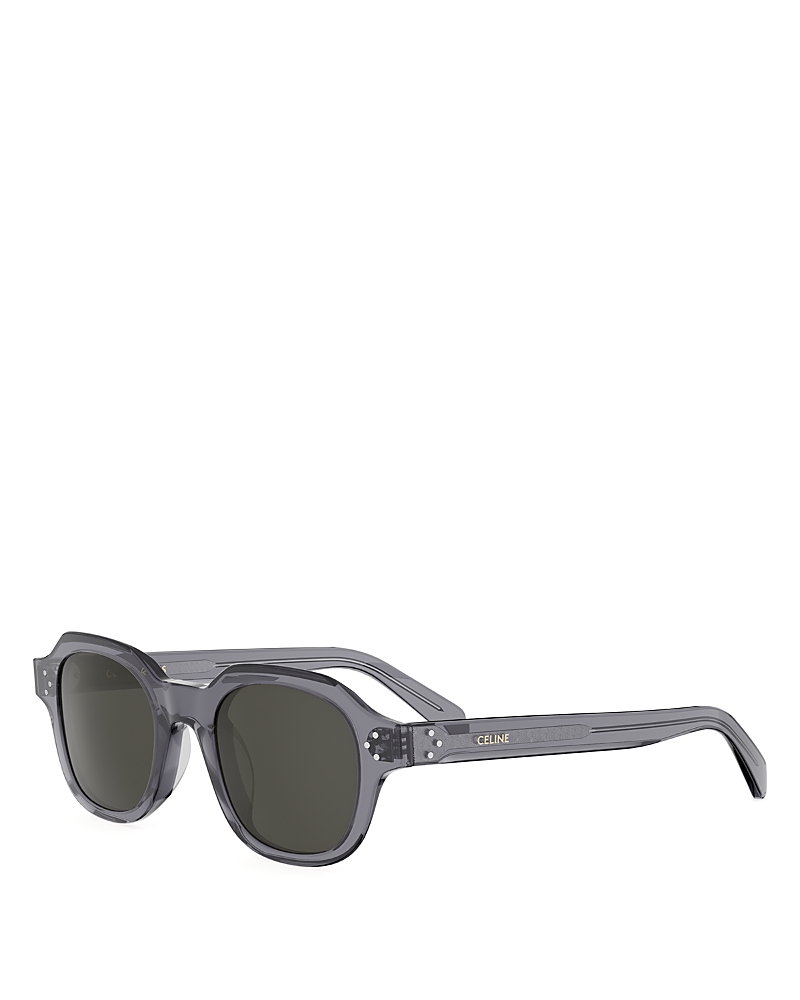 Celine 3 Dots Hd Square Sunglasses, 48mm In Gray