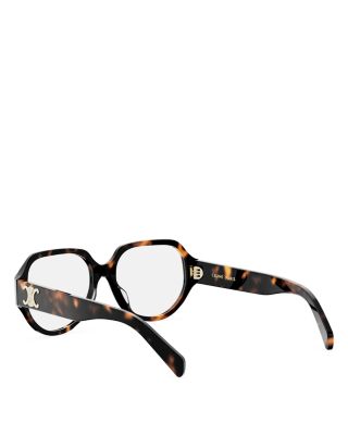 Triomphe Geometric Eyeglasses, 55mm