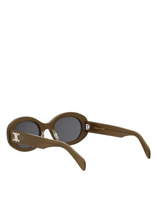Triomphe Oval Sunglasses, 52mm
