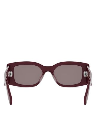 Maxi Triomphe Rectangle Sunglasses, 53mm