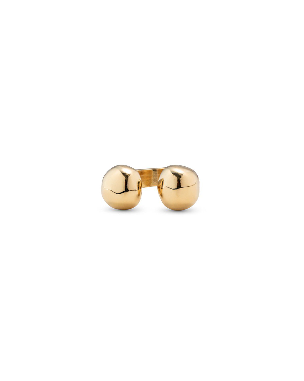 UNOde50 Open Ring with Two Beads