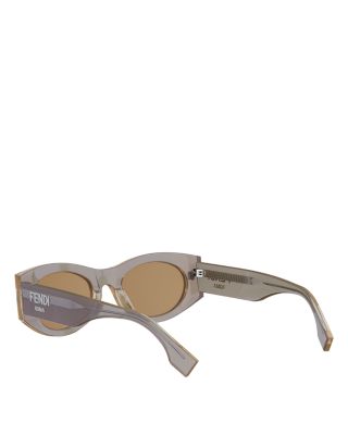 Roma Oval Sunglasses, 52mm