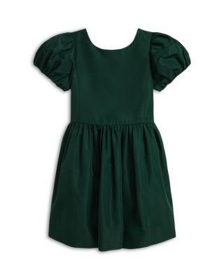 Girls' Balloon Sleeve Taffeta Dress - Little Kid