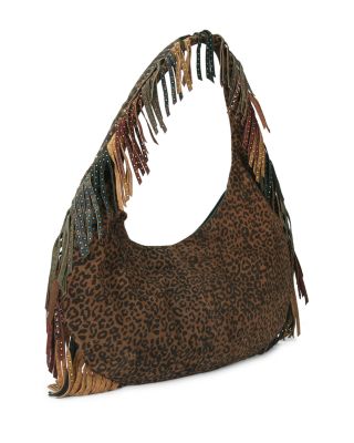 Shoreditch Large Fringe Hobo Bag