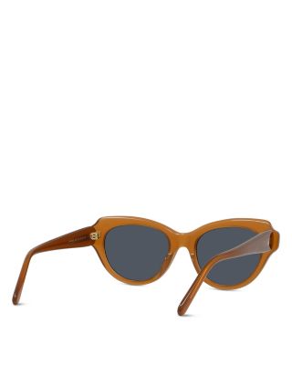 Slim Geometric Sunglasses, 53mm