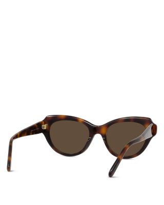 Slim Geometric Sunglasses, 53mm