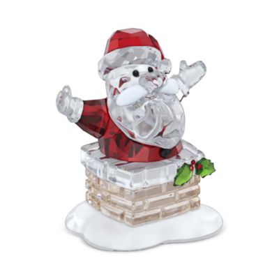 Holiday Cheers Santa Claus and Chimney