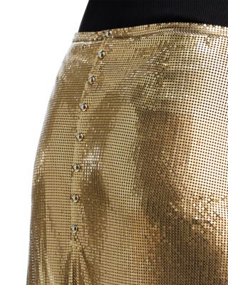 Metallic Mini Skirt