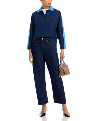 Punto Polo Collared Sweatshirt