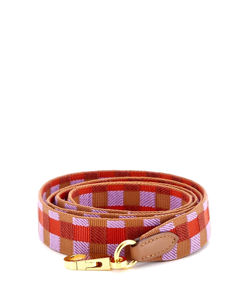Pre-owned Pre-owned Hermes Hermes 25 Sangle Shoulder Strap Maxi Quadrille Canvas In Multi
