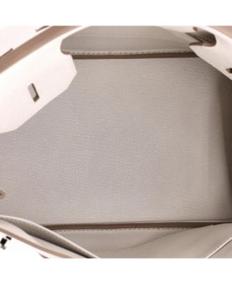  Birkin 30 Handbag Light Epsom with Palladium Hardware