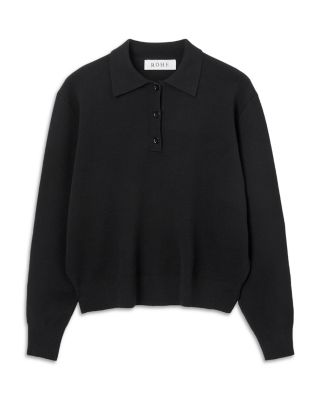 Wool Cashmere Compact Knitted Polo
