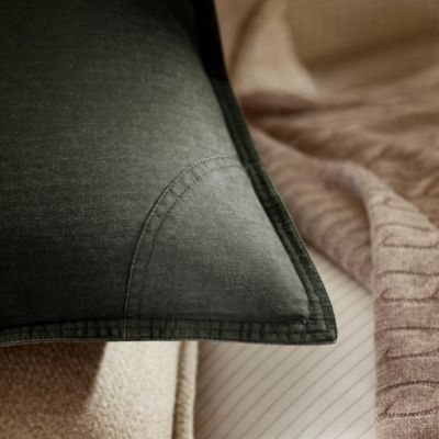 Billie Cotton Twill Throw Pillow, 20&amp;quot; x 20&amp;quot;