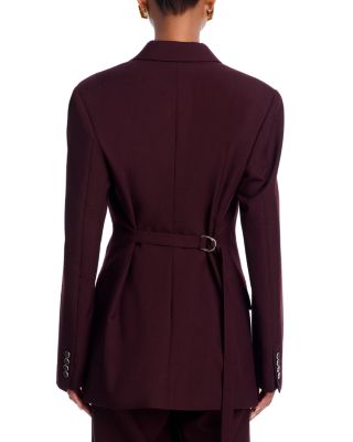 Double Breasted Belted Blazer