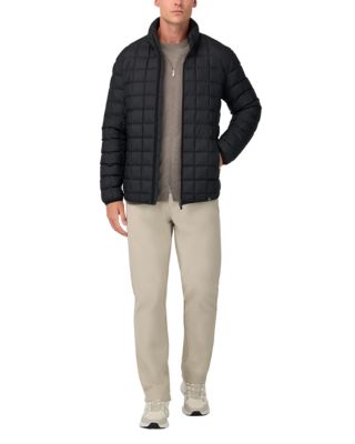 Bomber Jacket In Technical Fabric With Goose Down 
