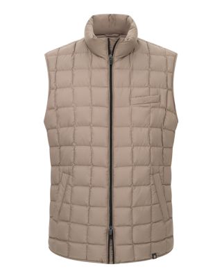 Gilet In Technical Fabric With Goose Down