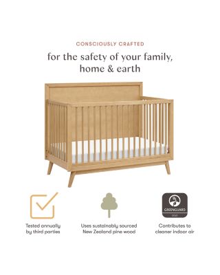 Palma 4-in-1 Convertible Crib with Toddler Bed Conversion Kit